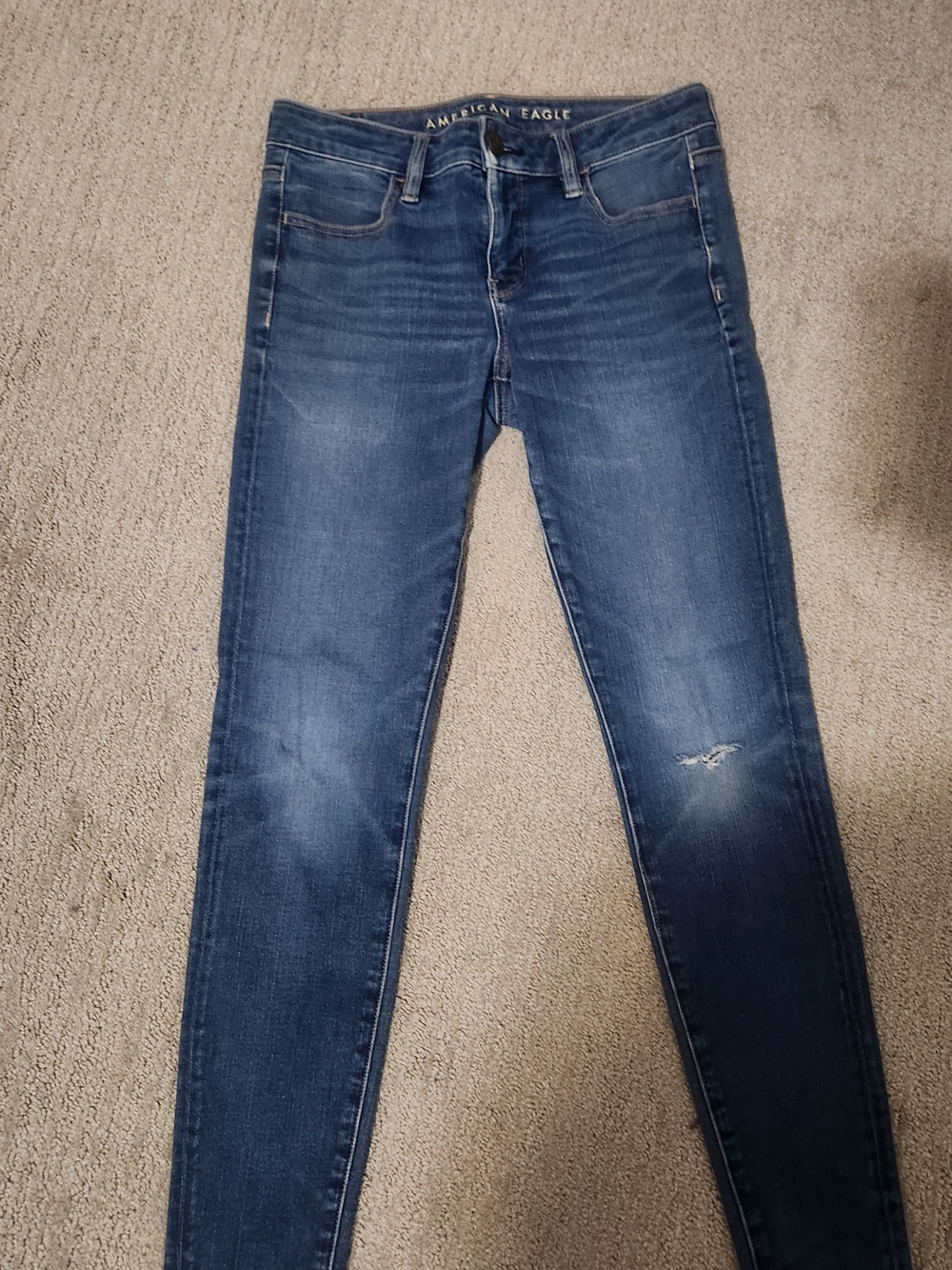 American Eagle Outfitters Women's Medium Wash Skinny Jeans